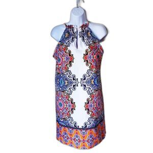 Halter Boho Colorful Dress